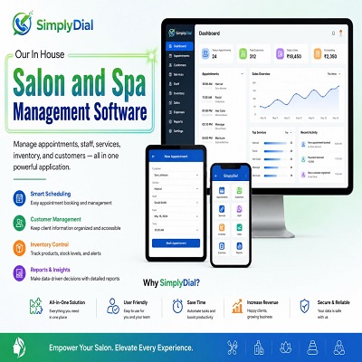SimplyDial Salon and Spa Management Software